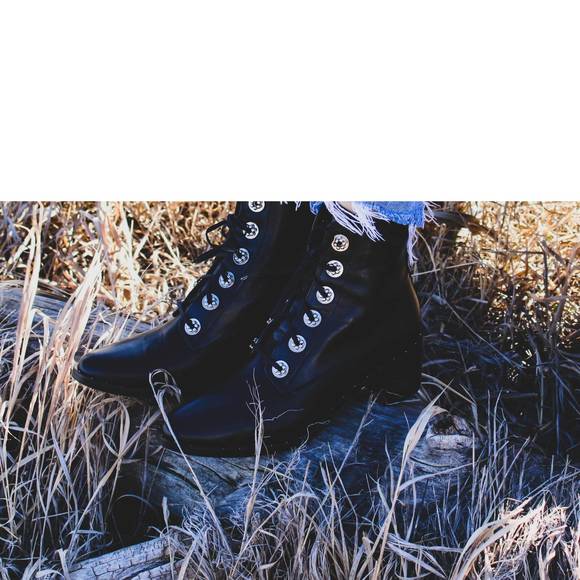 NEW FREDA SALVADOR ace lace up boot in black - Picture 4 of 4